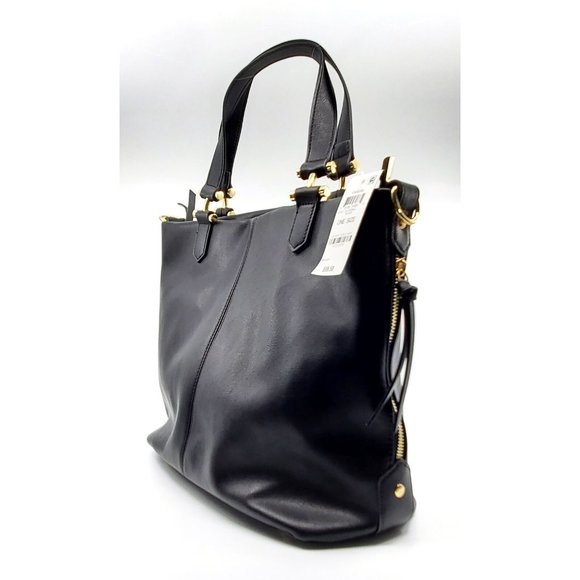 New INC Black Elliah Wrap Tote $99.50 - Picture 3 of 8